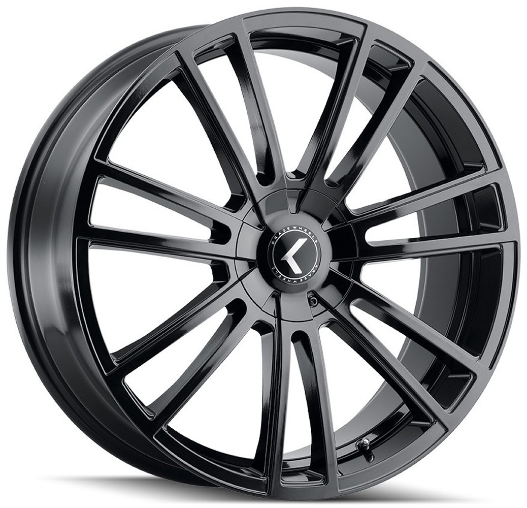 18x8 kraze kr183 spectra gloss black 5x115 5x120 40mm Wheels