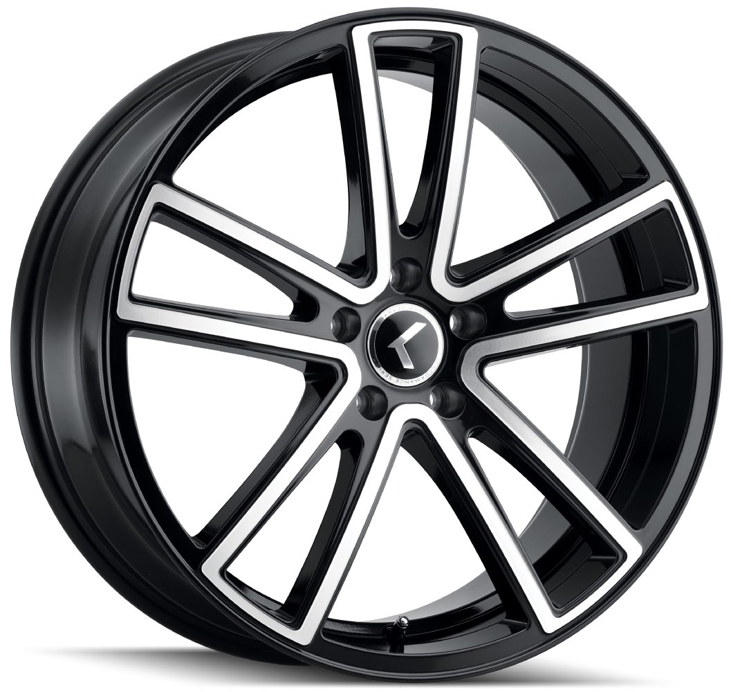 clearance - no returns) 22x8.5 kraze kr190 lusso gloss black