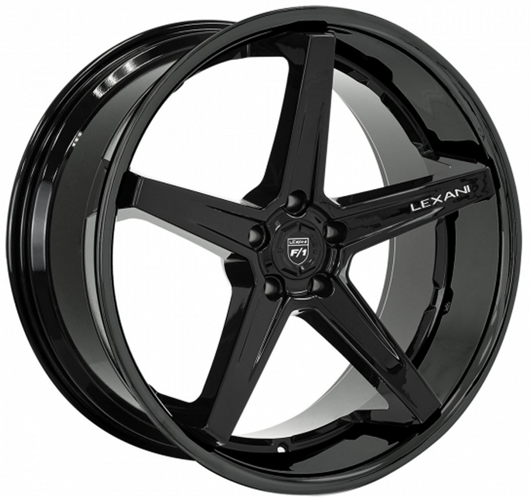 20x9 lexani savage gloss black (custom) Wheels | Element Wheels