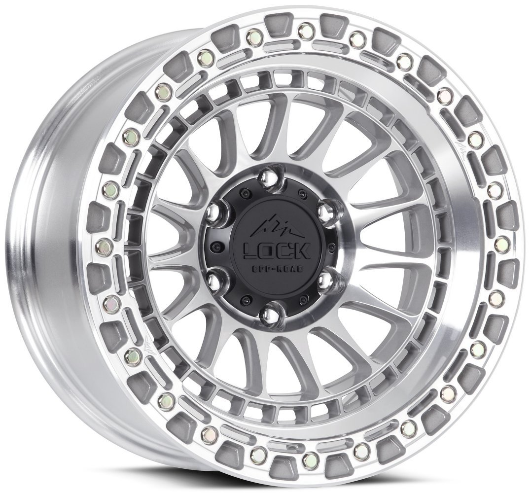 17x9 lock off-road mojave machine w/ clear coat 8x6.5/165 1mm
