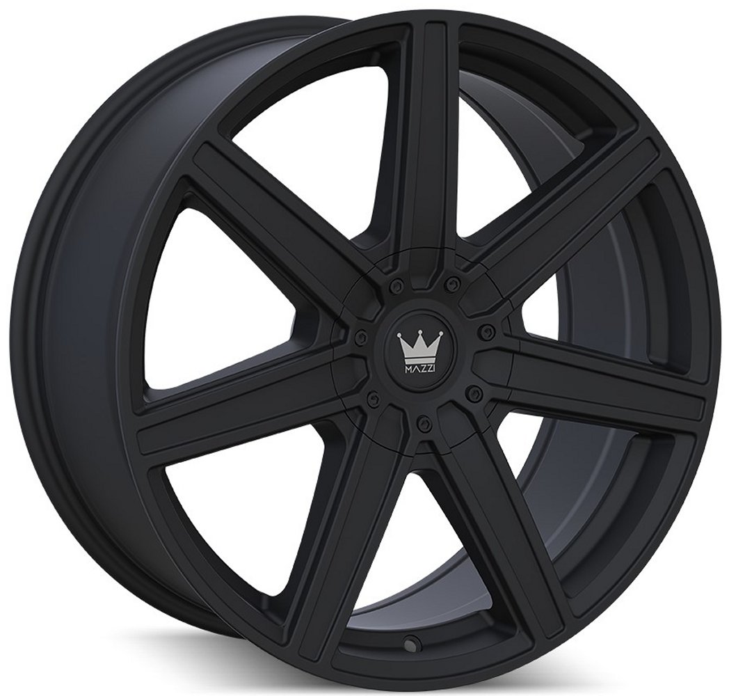 Mazzi Laguna 376 Matte Black Wheels | Element Wheels