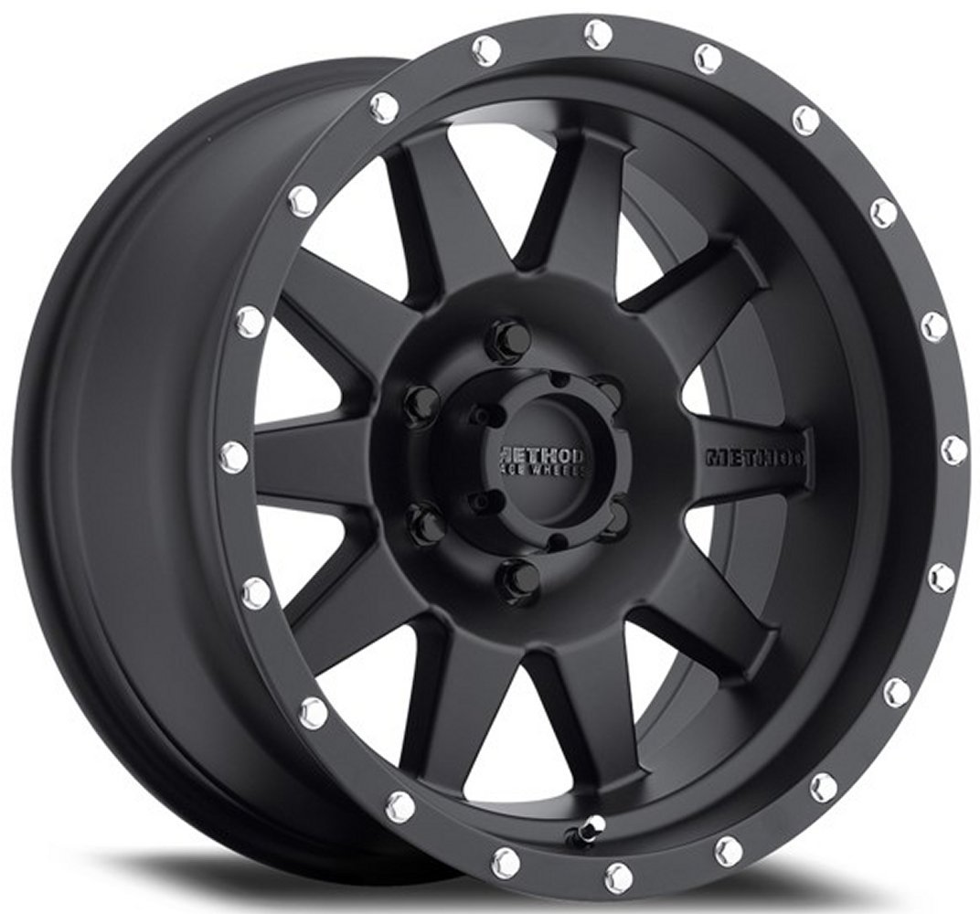 メソッドMR301ザスタンダード ２０x９j+１８　１５０-５ 20x9 method race mr301 the standard matte black 5x150 18mm Wheels