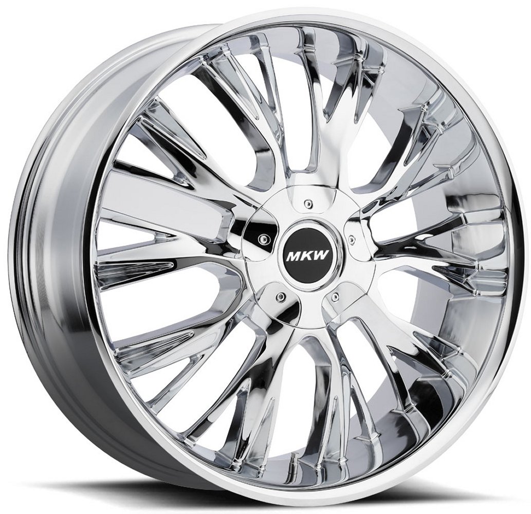 special pricing) 20x8.5 mkw m122 chrome 5x110 5x115 40mm Wheels