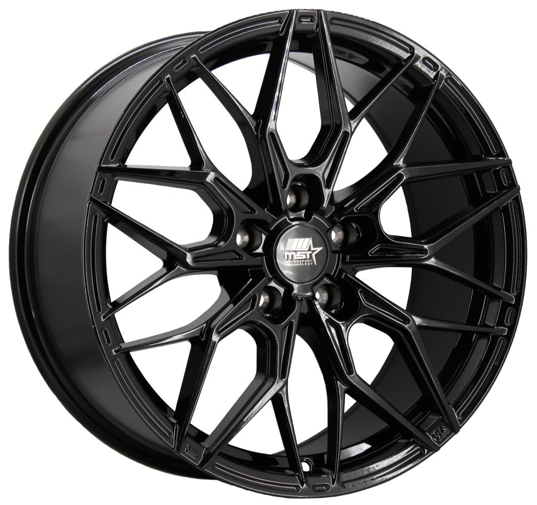 19x9.5 mst mt02 gloss black 5x114.3/4.5 38mm Wheels | Element Wheels