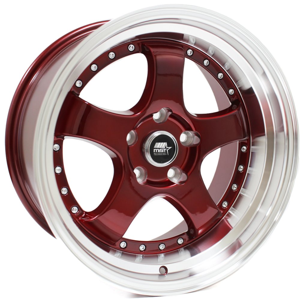 MST MT07 Candy Red w/ Machined Lip Wheels | Element Wheels