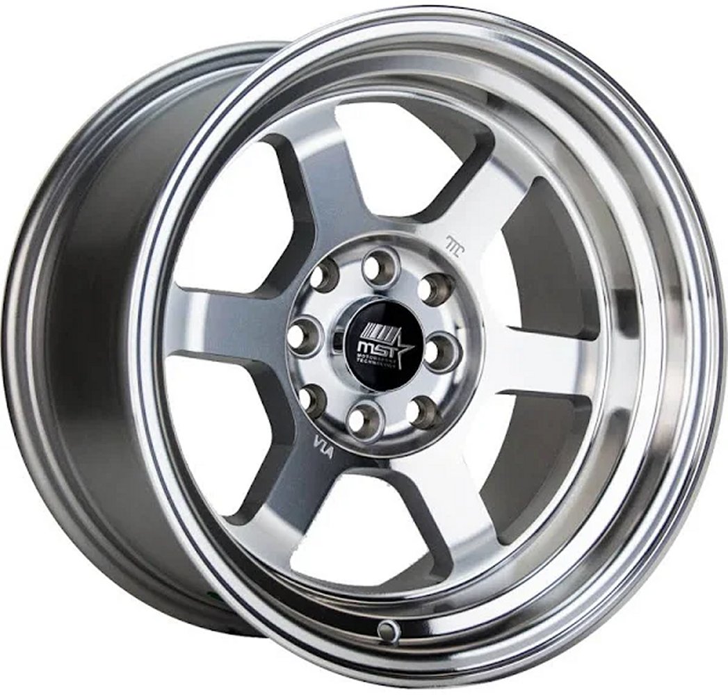16x8 mst time attack machined 5x4.5/114.3 20mm Wheels | Element Wheels