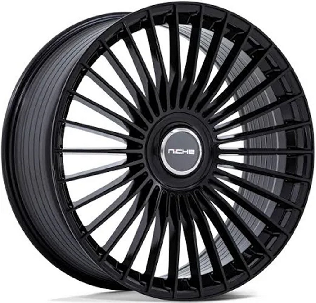 22x9 niche serene gloss black nc282 (flow formed) 5x4.25/108 5x4.5
