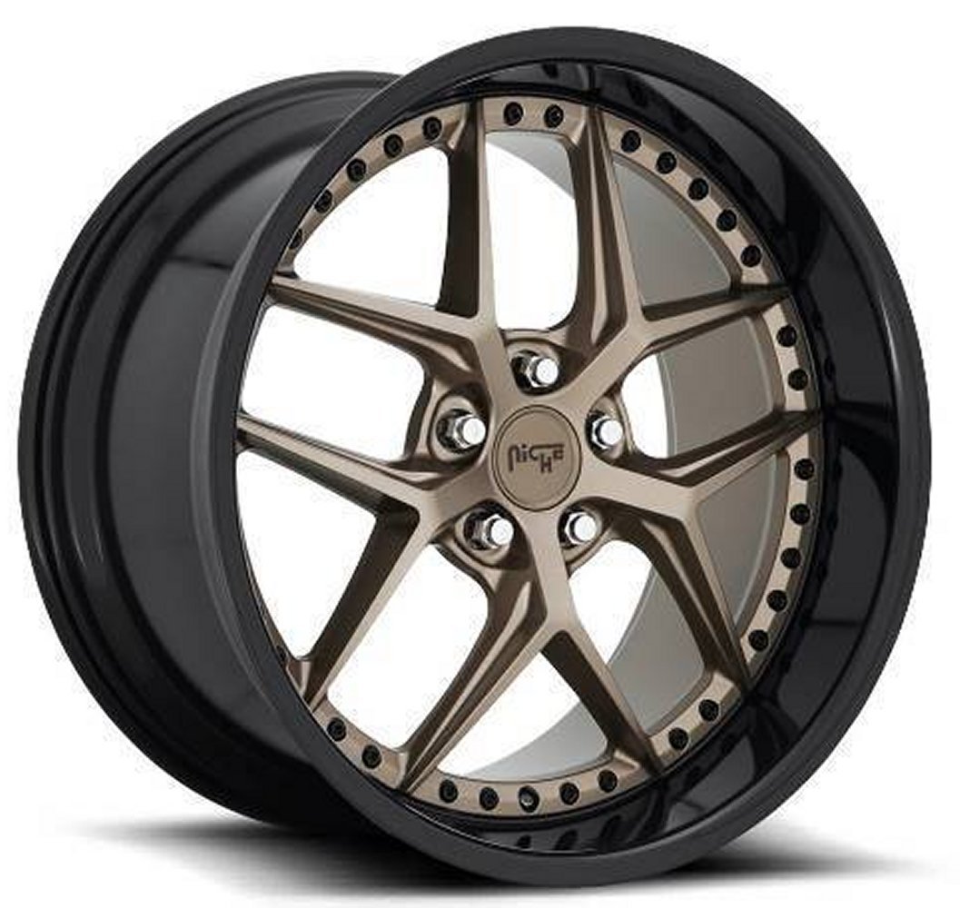 Niche Vice Bronze w/ Gloss Black Lip Wheels | Element Wheels