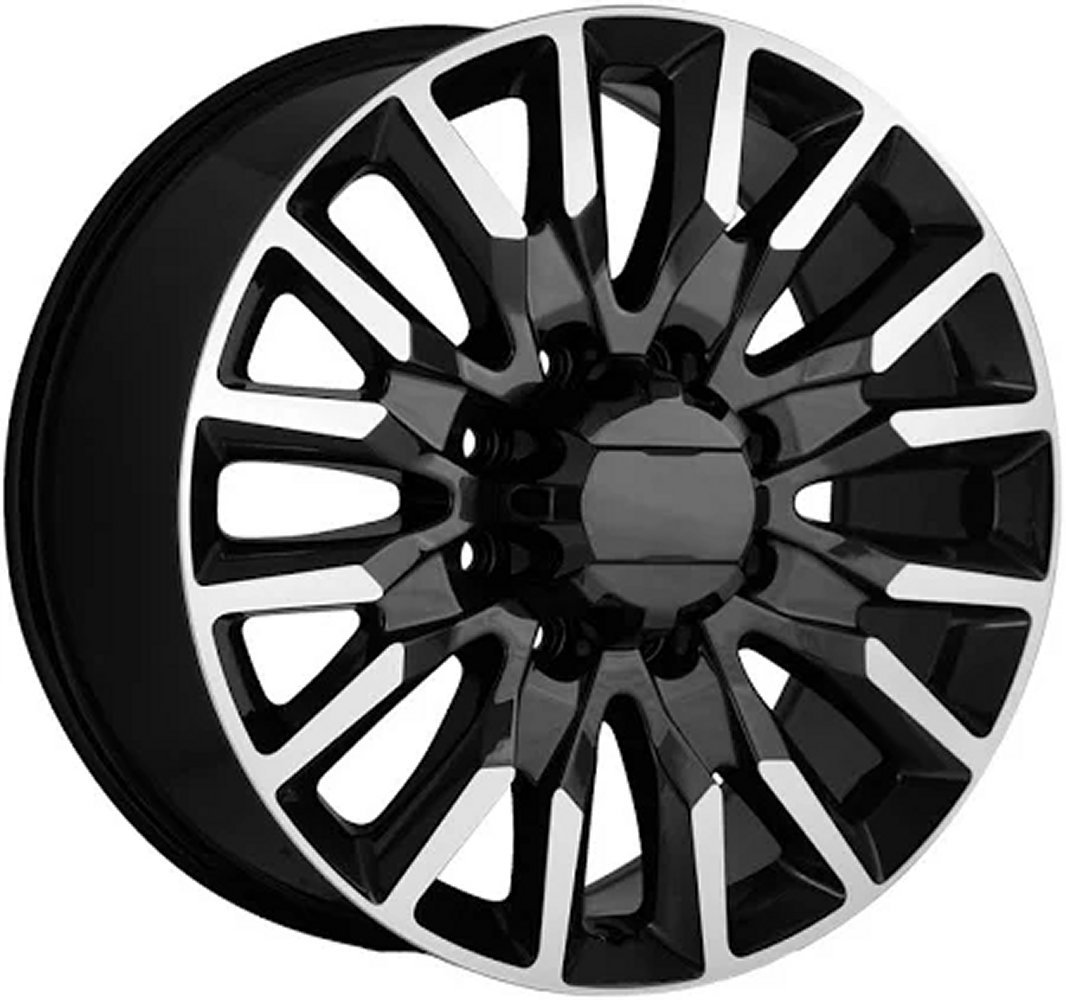 20x8.5 oe concepts replica 2023 silverado 2500 gloss black