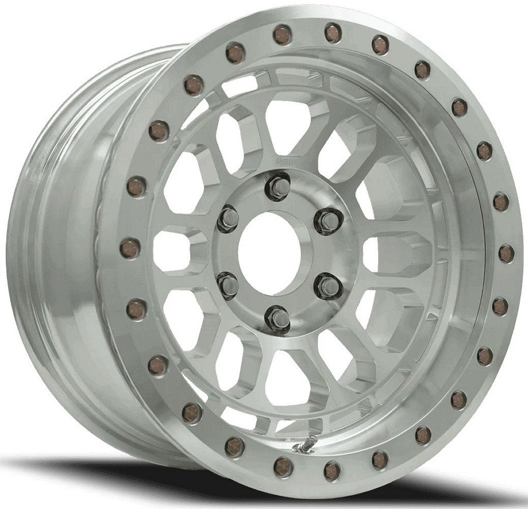 special pricing) 17x9 reika r35b rambler beadlock machined clear