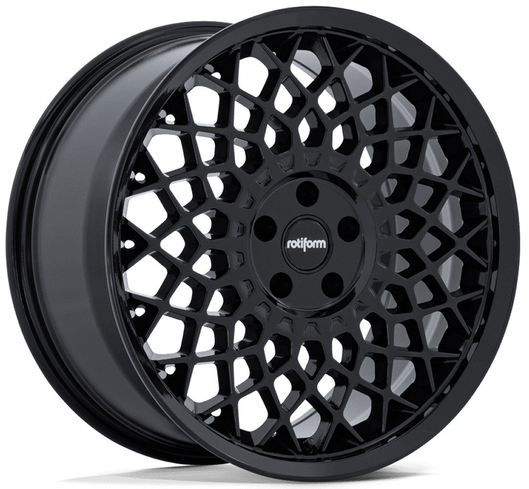 19x10.5 rotiform cjj gloss black rc212 5x114.3/4.5 28mm Wheels