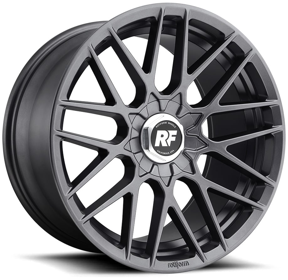 18x8.5 rotiform rse matte anthracite r141 5x112 5x120 35mm Wheels