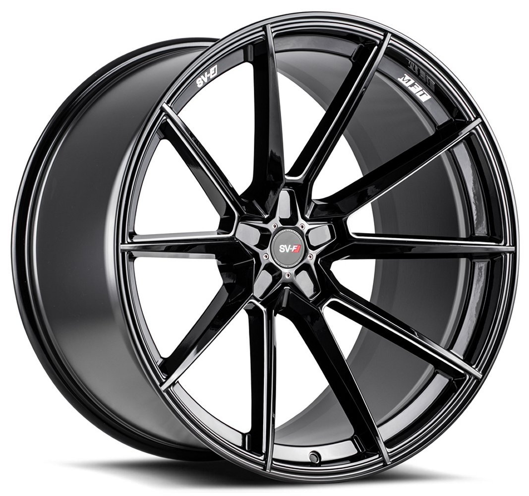 Savini SV-F4 Gloss Black Milled Wheels | Element Wheels