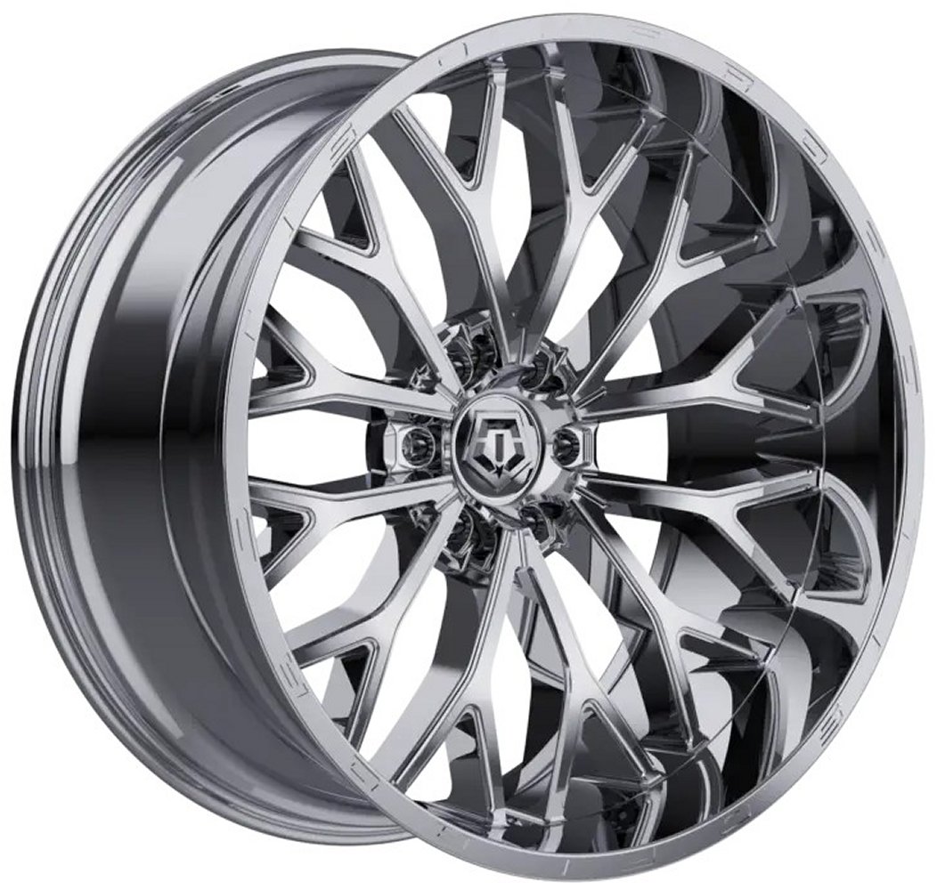 20x12 tis off-road 565c chrome (6-lug) (* may require trimming