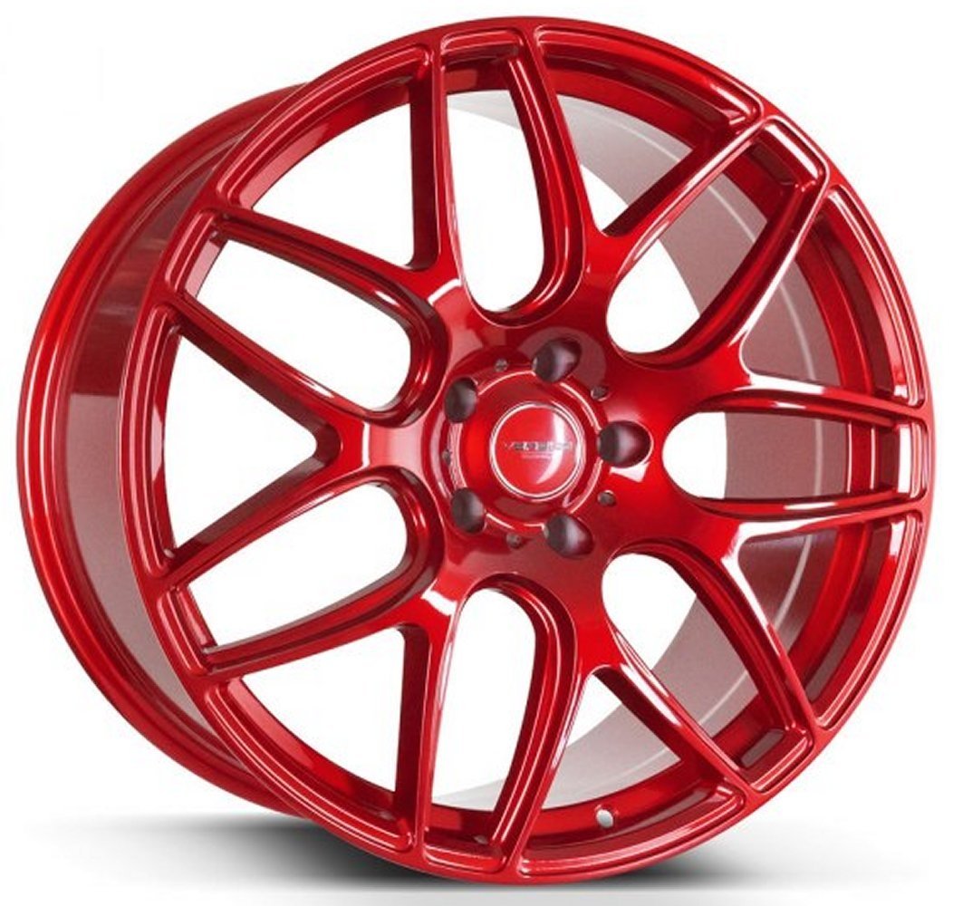 20x8.5 versus vs103 brushed red 5x120 35mm Wheels | Element Wheels