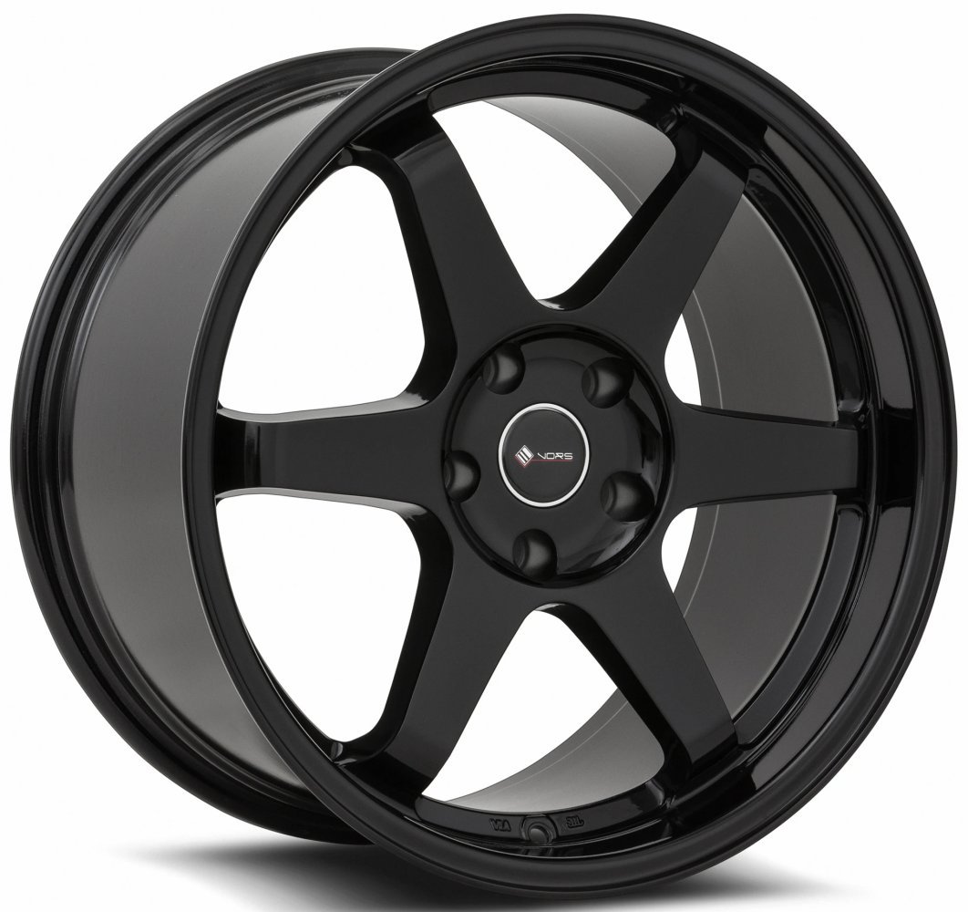 18x9.5 vors tr37 gloss black 5x4.25/108 22mm (custom) Wheels