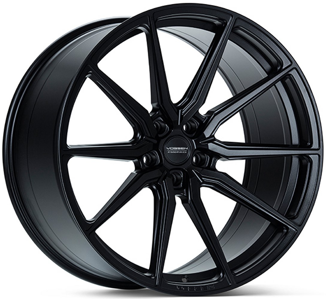 21x11 vossen hf-3 satin black (hybrid forged) (deep concave