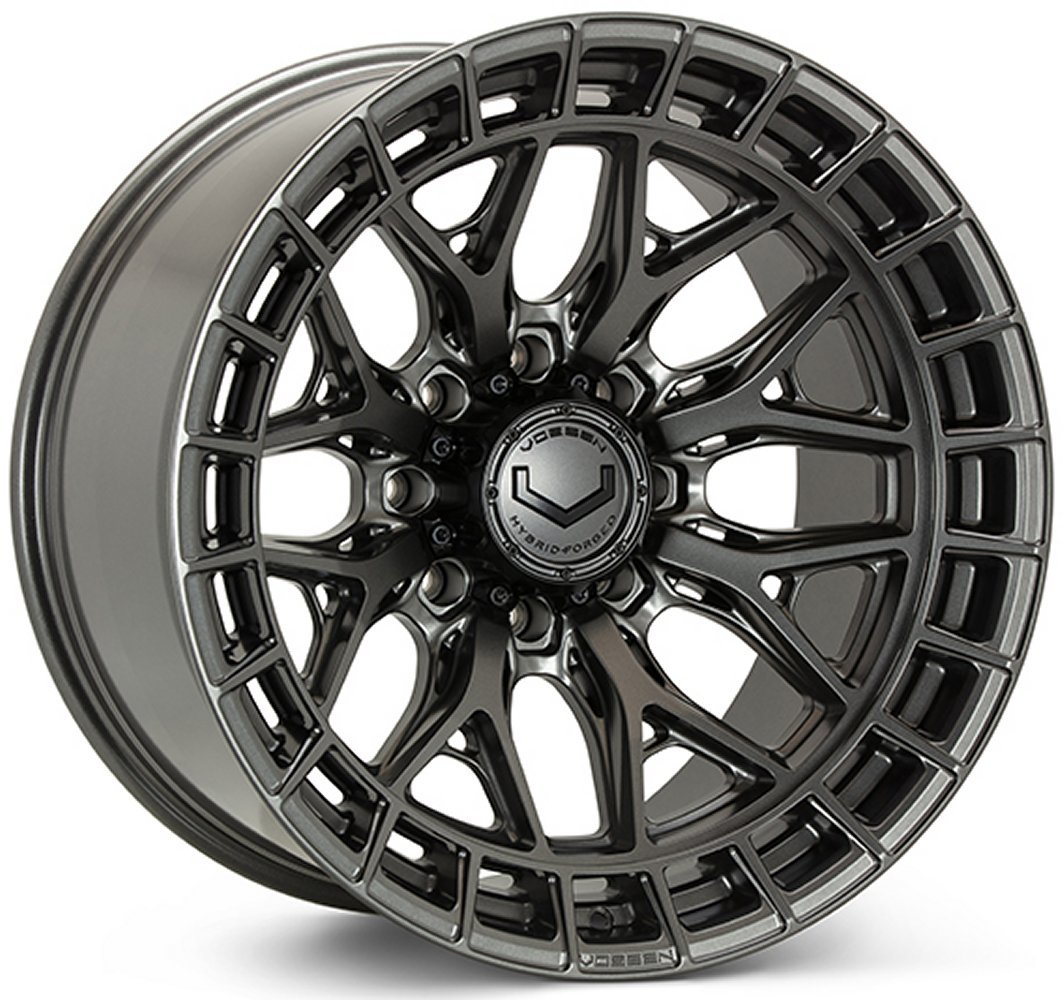 18x9 vossen hfx-1 matte gunmetal (8-lug) 8x180 18mm Wheels