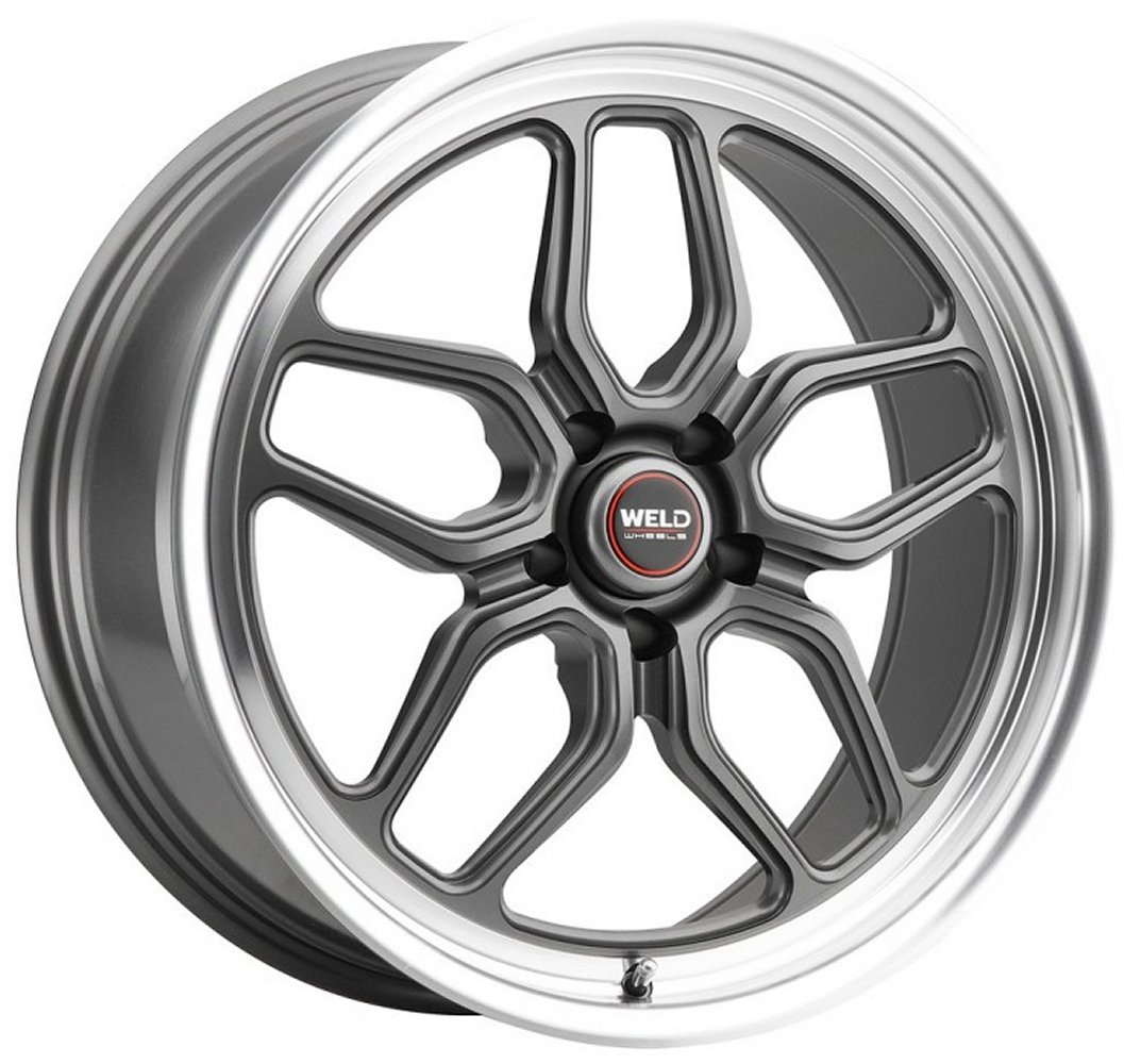 22x8.5 weld performance laguna s108 gloss gunmetal milled machined ...