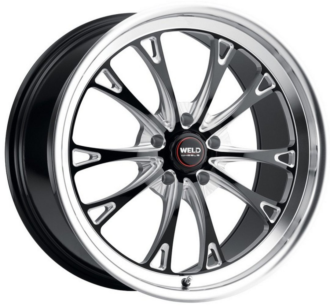 17x10 weld performance belmont drag s157 gloss black milled