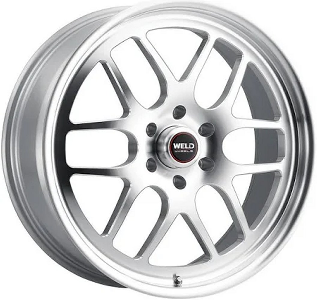 17x11 weld performance solana s111 gloss silver machined (rotary