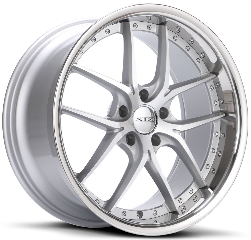 =LOVE 1th〜19thSINGLEセット 20x8.5 xix x61 silver machined w/ stainless steel lip 5x120 35mm