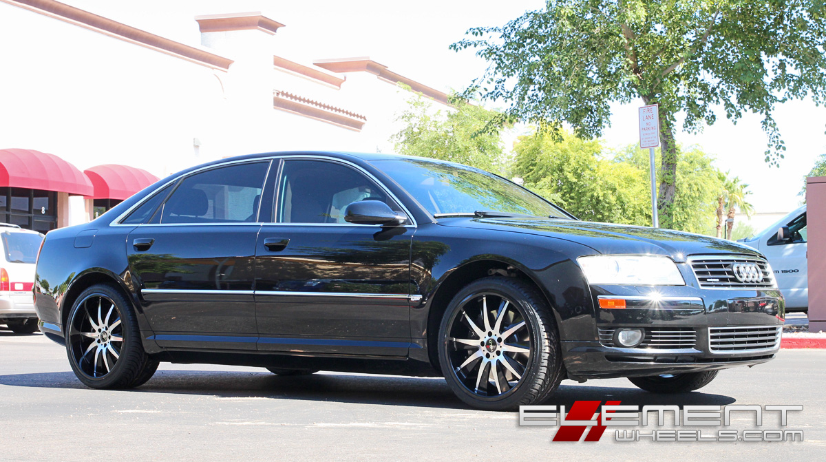 20 inch staggered Helo HE851 on 04 Audi A8L w/ Specs