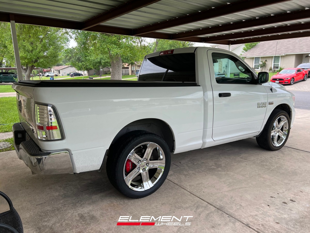 22 inch Dodge Ram RT Replica Wheel Chrome FR69 on a 2014 Dodge Ram 1500