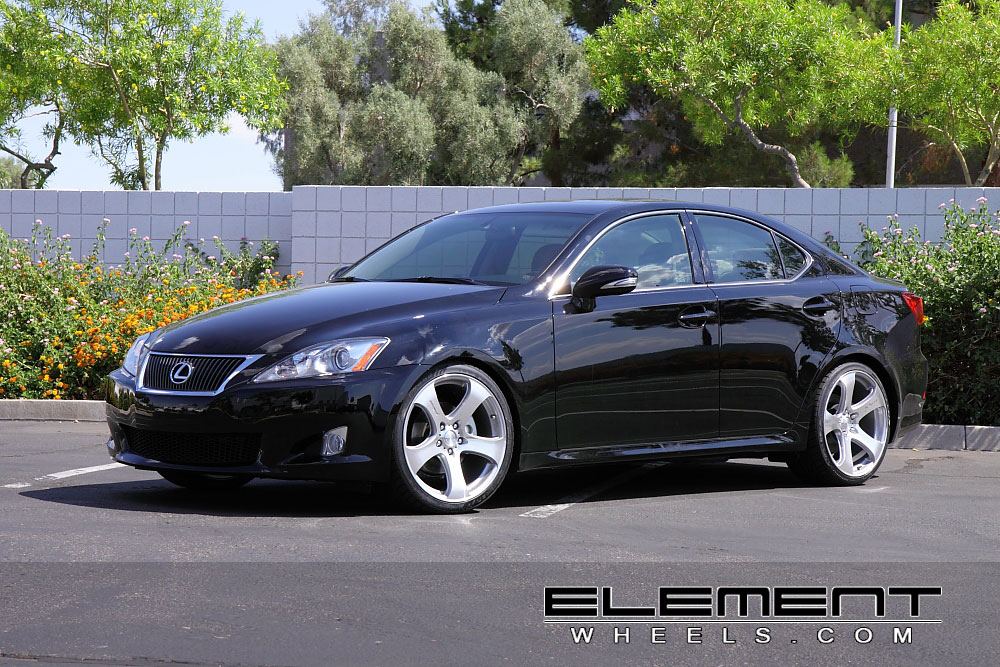 MRR HR2 Silver/Polished Wheels on 09 Lexus IS250 w/ Specs