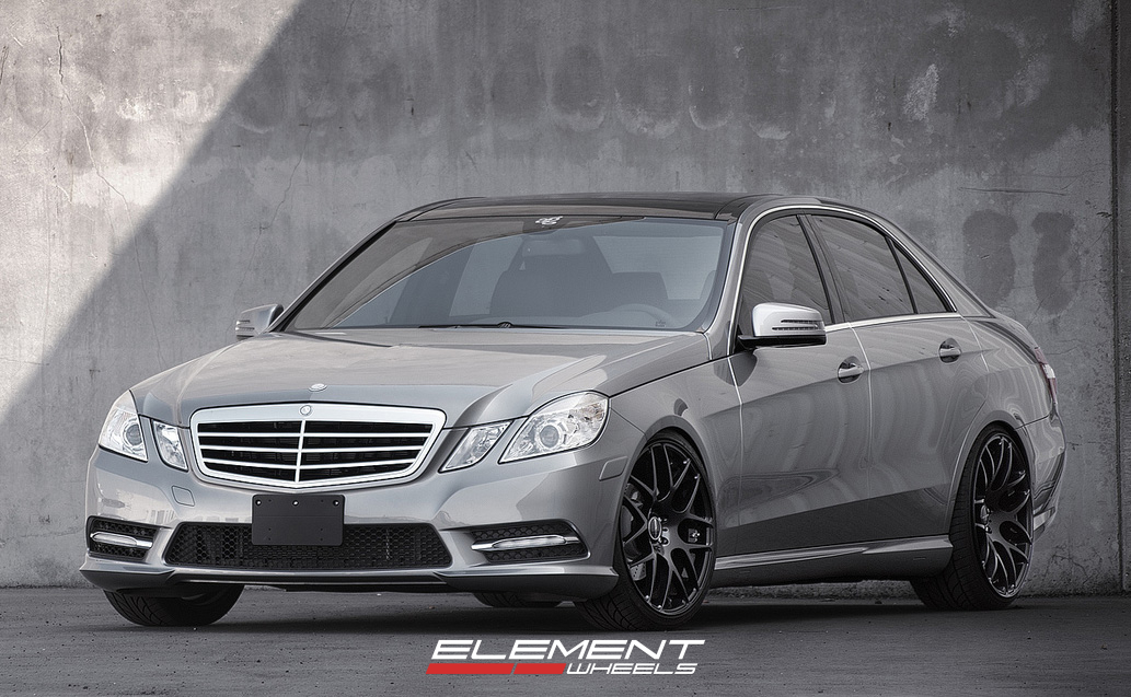 Avant Garde M310 Wheels Matte Black on Mercedes E350 w/ specs