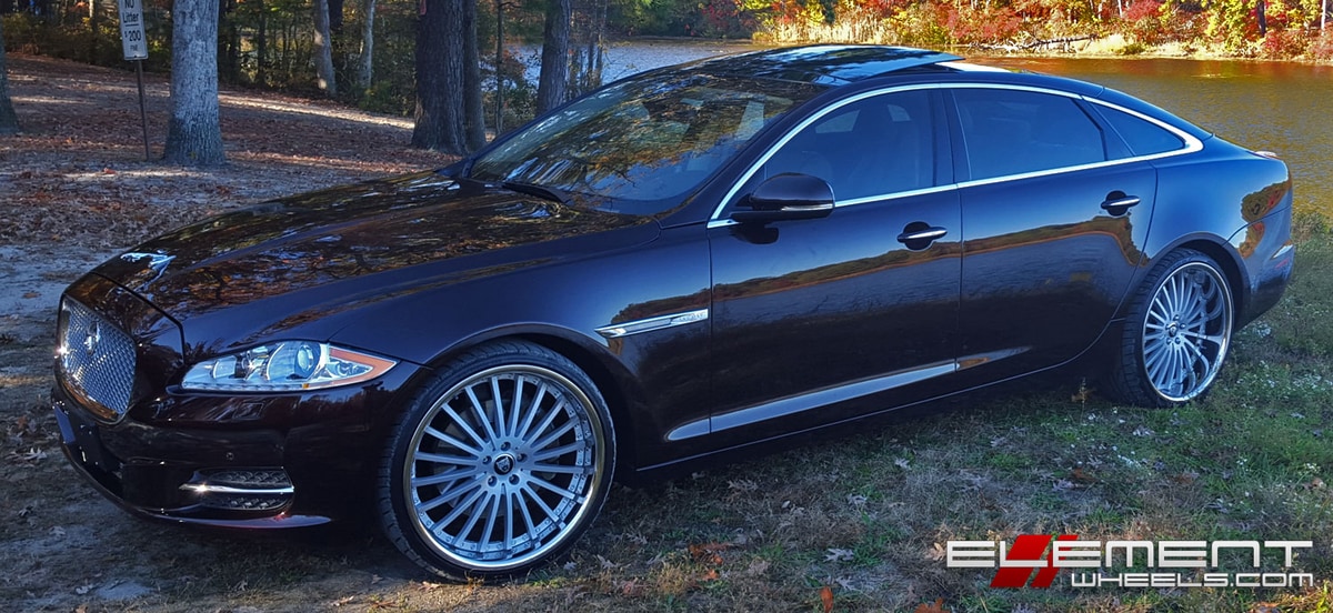 22 inch Staggered Wheels 2011 Jaguar XJ w/ Specs