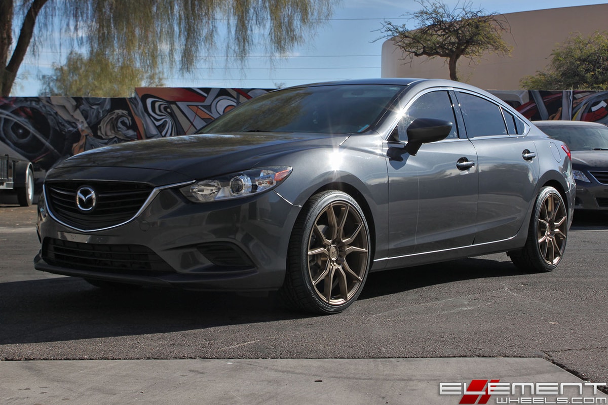20x9 Niche Ascari Matte Bronze M167 on a 2014 Mazda 6 w/ Specs