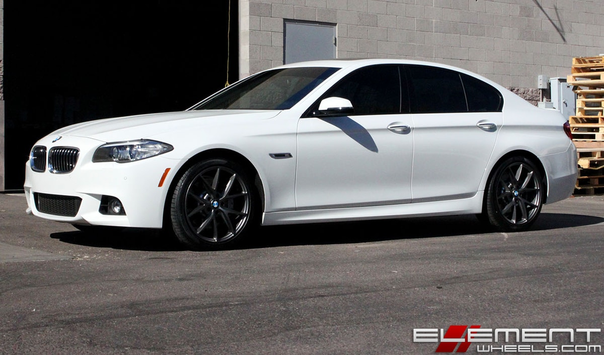 19x8.5 Niche Misano Anthracite M116 on a 15 BMW 535 RWD w/ Specs