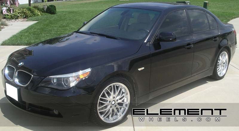 MRR GT-1 Hypersilver Wheels on 08 BMW 5 series w/ Specs