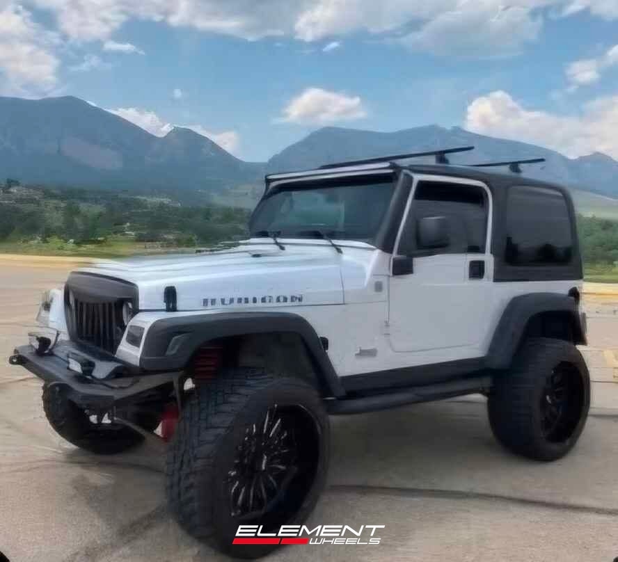 22x12 on 1988-2006 Jeep Wrangler TJ