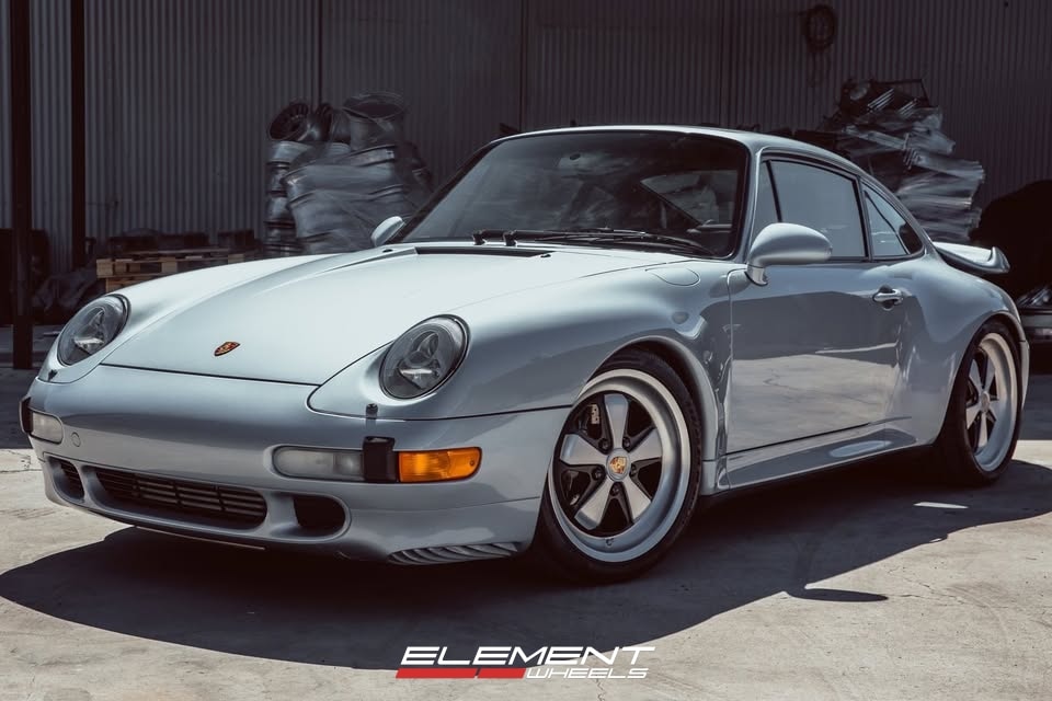 17x9 | 19x10 Staggered Rotiform Wheels on 1994-1998 Porsche 911 Carrera 993 Non-Turbo
