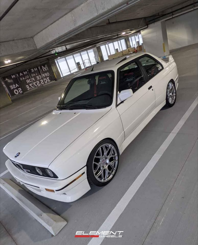 18x8 HRE Wheels on 1994-2000 BMW M3