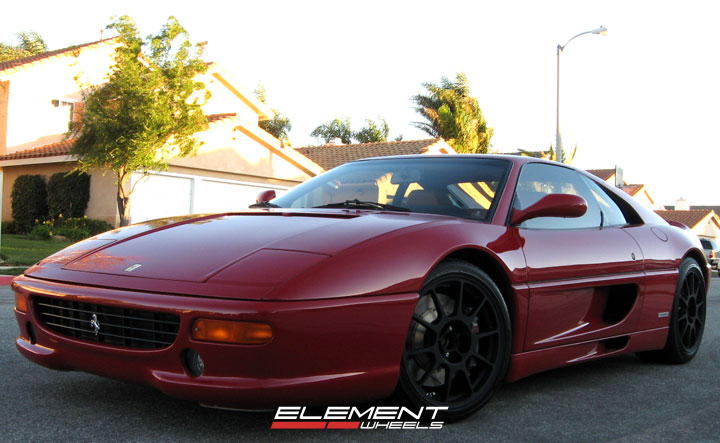 18x8.5 | 18x11 Staggered on 1995-1999 Ferrari F355