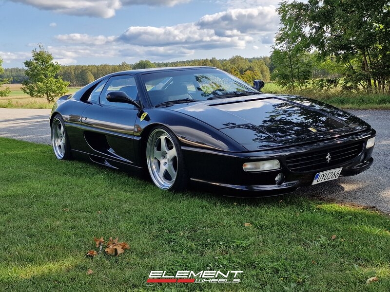 19x8.5 | 19x10.5 Staggered Rotiform Wheels on 1995-1999 Ferrari F355