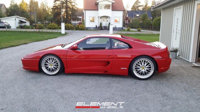 20x8.5 | 20x11 Staggered Velgen Wheels on 1995-1999 Ferrari F355