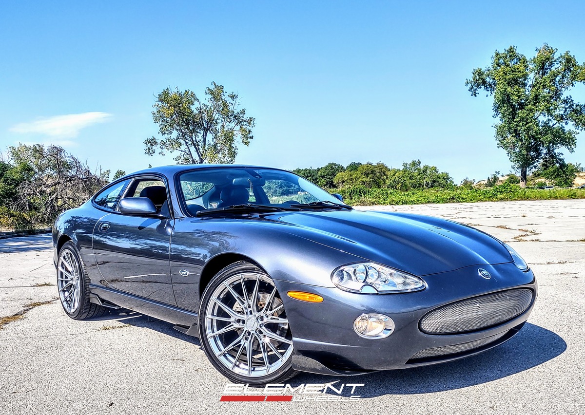 20x9 | 20x10 Staggered Variant Rian Chrome Powdercoated (Full Forged) on 1997-2006 Jaguar XK8