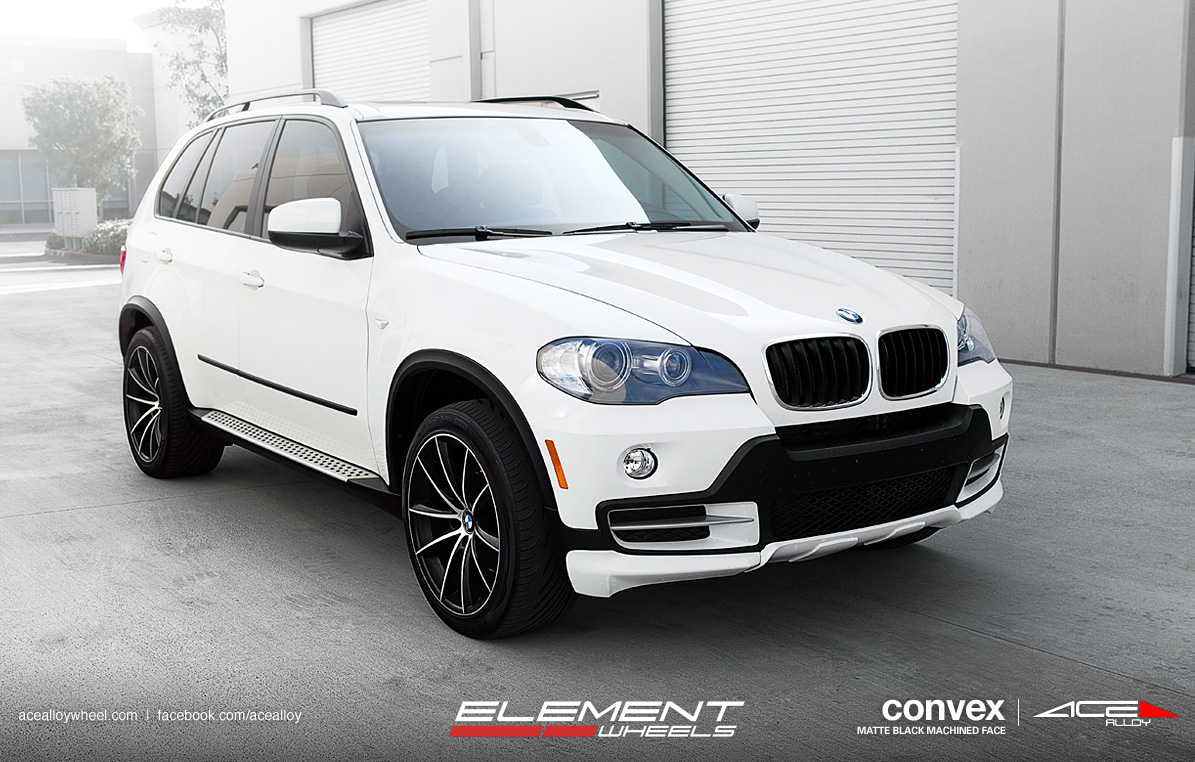 Ace Alloy Convex 20 inch staggered on 2013 BMW X5 series w/ Specs
