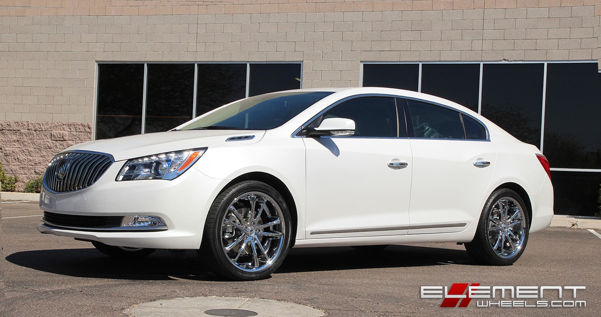 20 inch Asanti ABL-01 Chrome on a 2016 Buick Lacrosse w/ Specs
