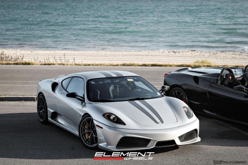 19x8.5 | 19x11.5 Staggered on 2005-2009 Ferrari F430