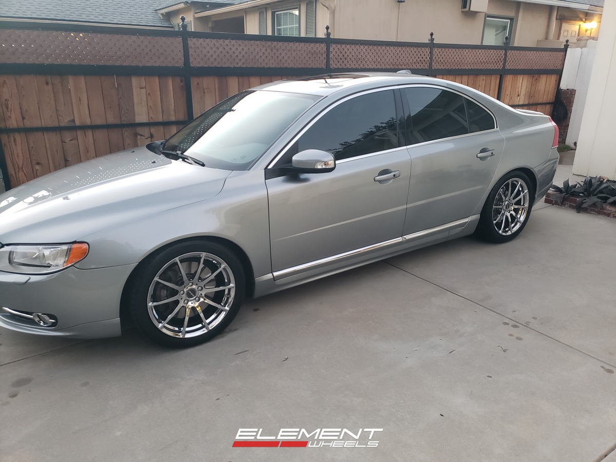 18x8 Element Forged MS-3 Chrome (Full Forged) on 2006-2016 Volvo S80