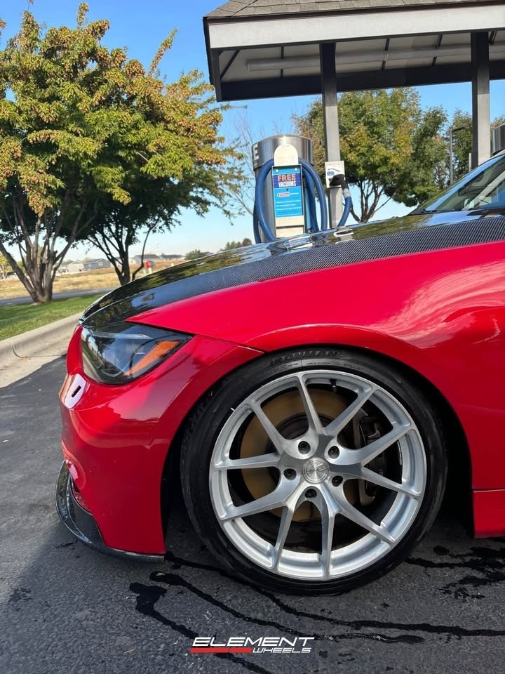 18x8.5 | 18x8.5 Staggered Aodhan AFF7 on 2007-2013 BMW 3 Series Coupe