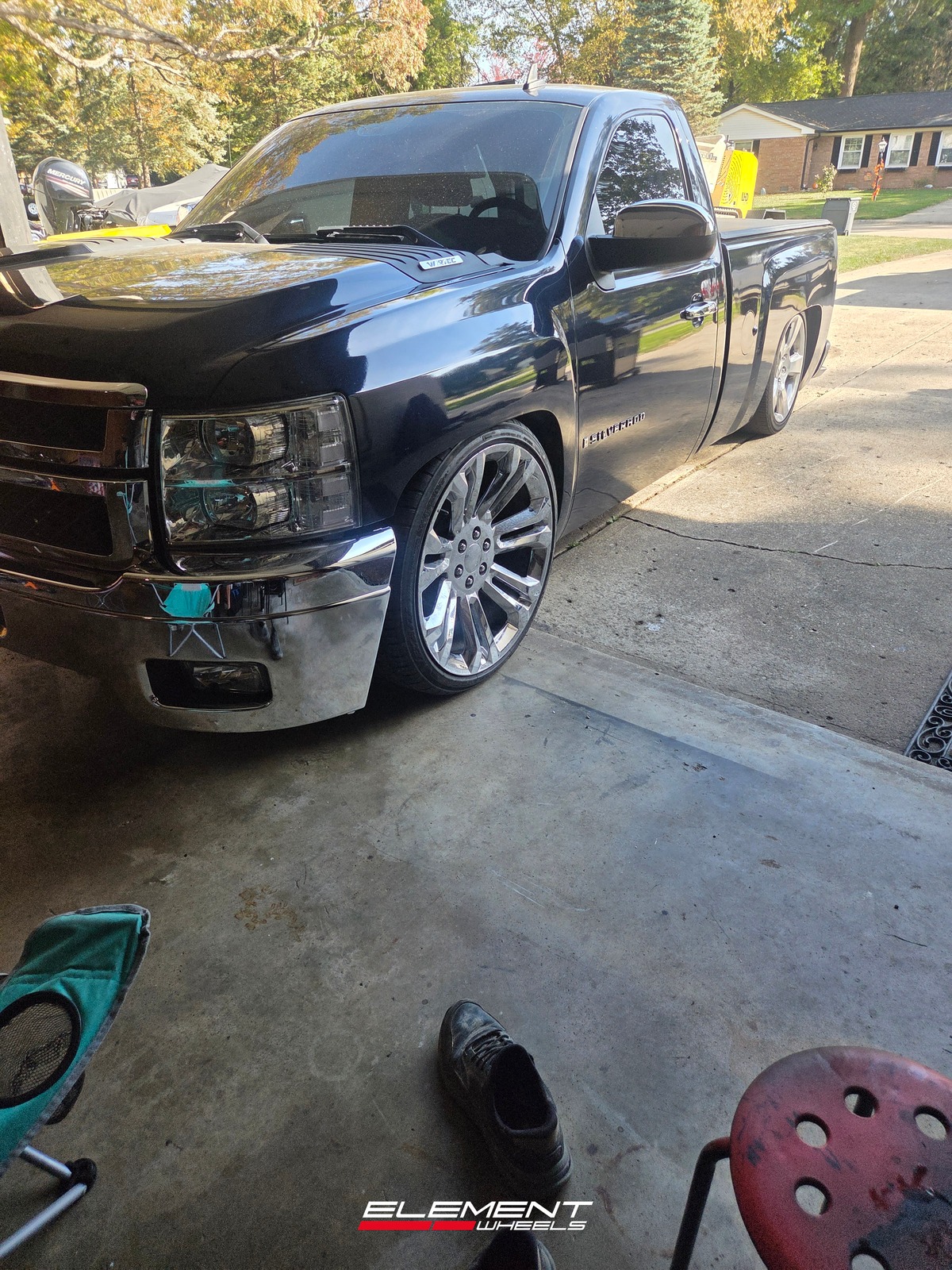 22x9 | 22x9 Staggered on 2007-2013 Chevrolet Silverado 1500