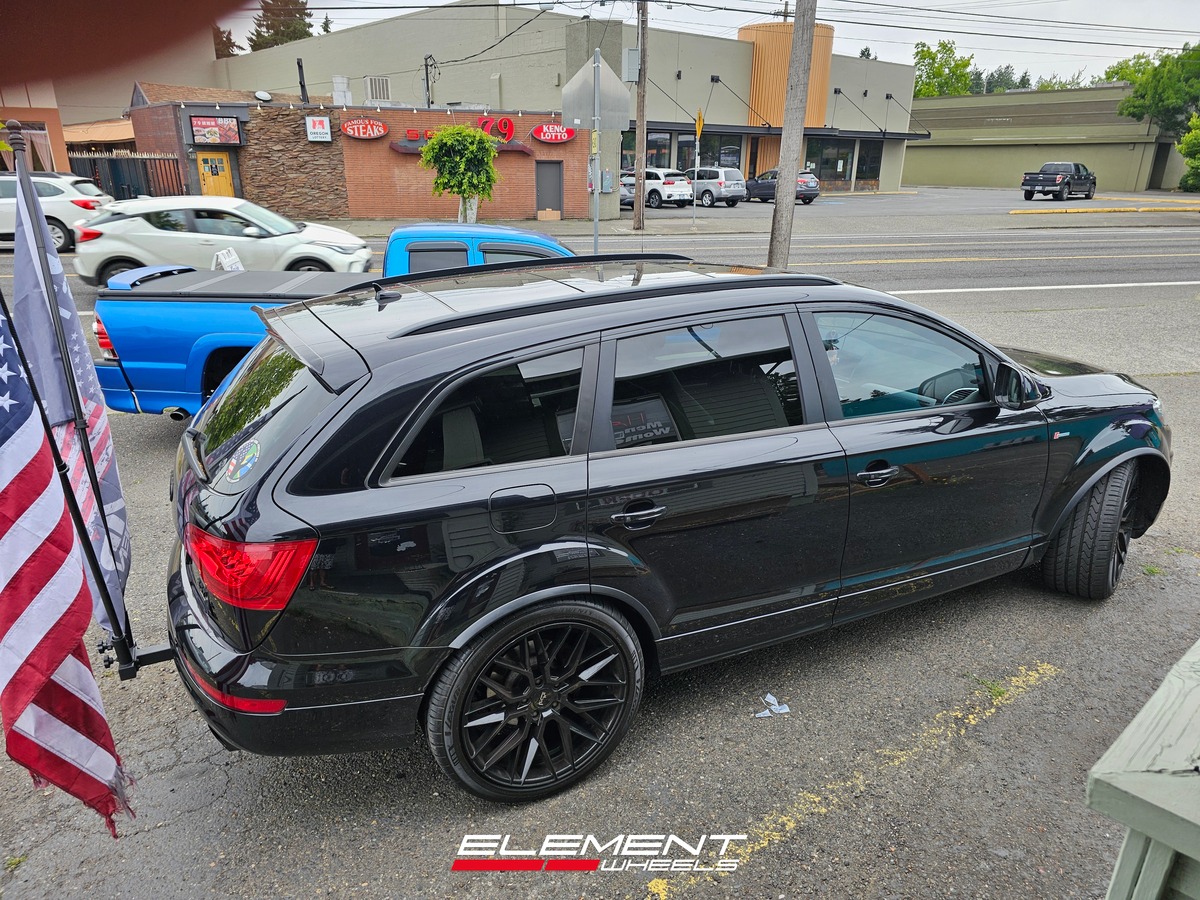 22x10.5 Niche Gamma Gloss Black M224 on 2007-2015 Audi Q7