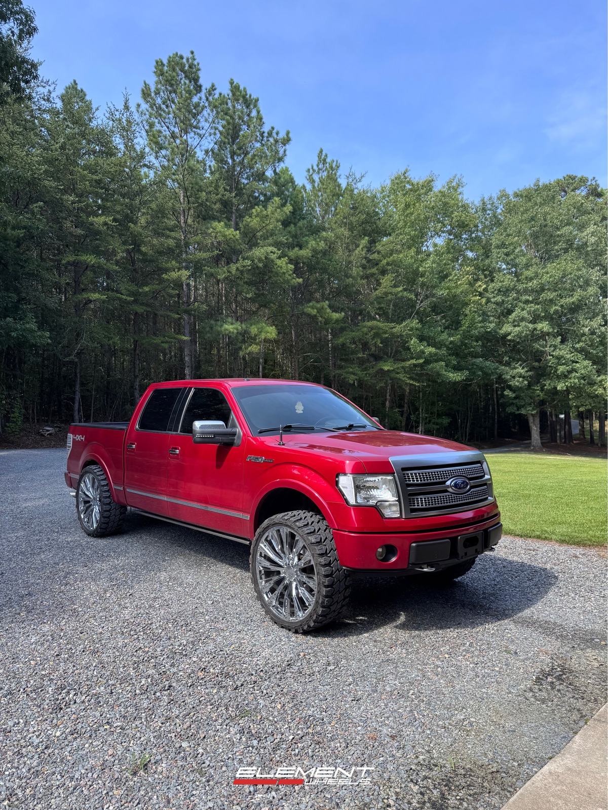 26x10 OE Concept Replica 2023-2024 Cadillac Chrome C37 on 2009-2014 Ford F-150