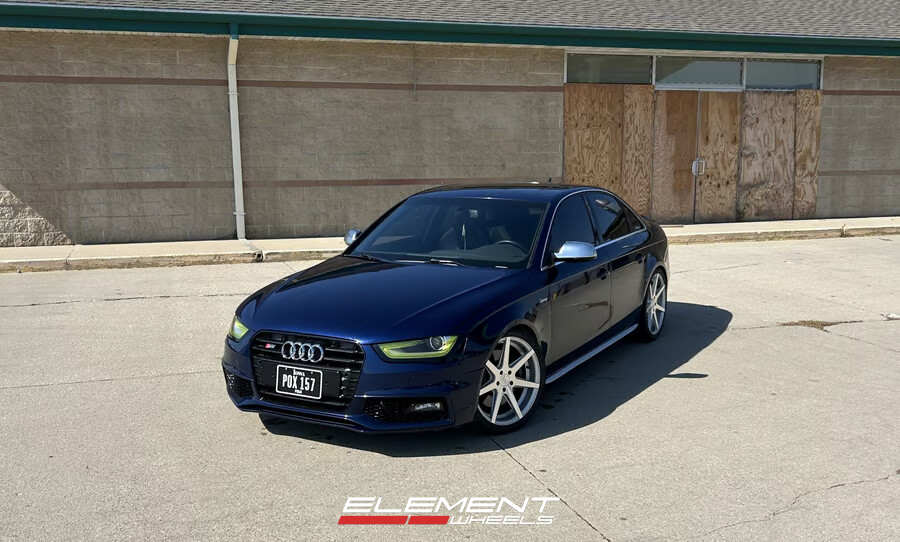 19x8.5 Rohana RC7 Machined Silver on 2009-2016 Audi S4